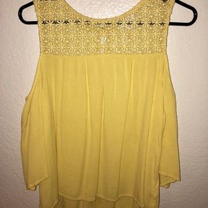 Charming Charlie’s yellow blouse
